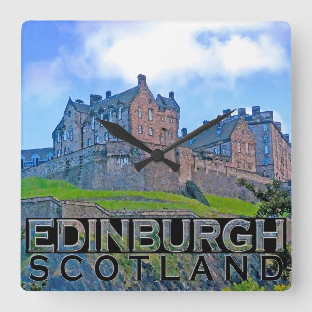 Edinburgh Square Wall Clock (Front)