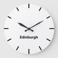 Edinburgh United Kingdom Time Wall Clock