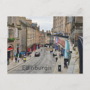 Edinburgh Victoria Street Postcard