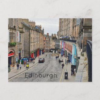 Edinburgh Victoria Street Postcard