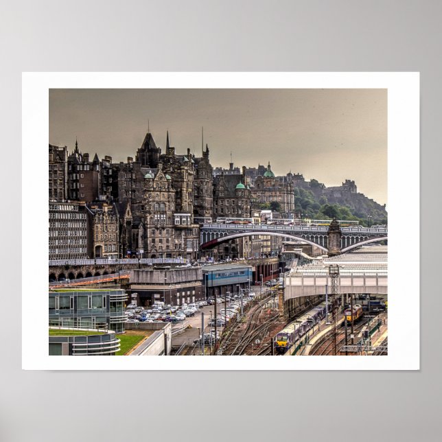 Edinburgh View Poster (Front)