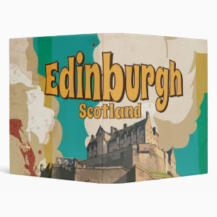 Edinburgh Vintage Travel Poster Binder