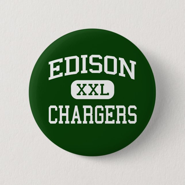 Edison - Chargers - High - Huntington Beach 2 Inch Round Button (Front)