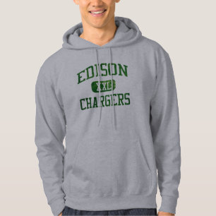 Edison Chargers Hoodie - Grey