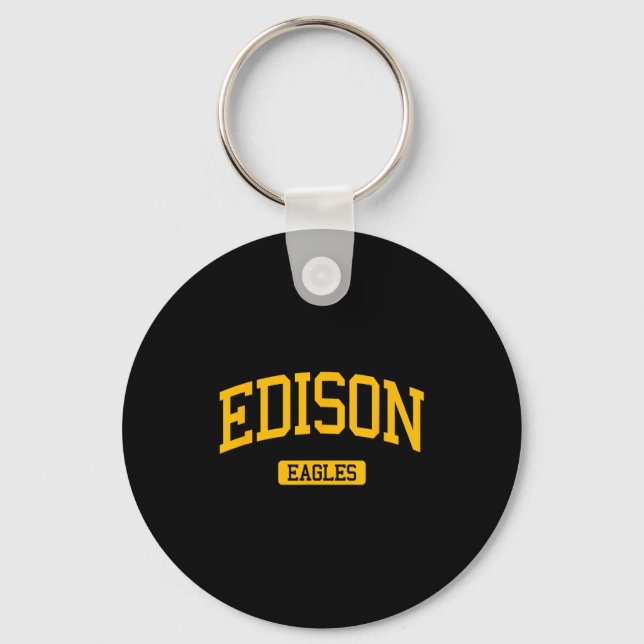 Edison High School Hs Edison Nj Varsity Srts  Keychain (Front)