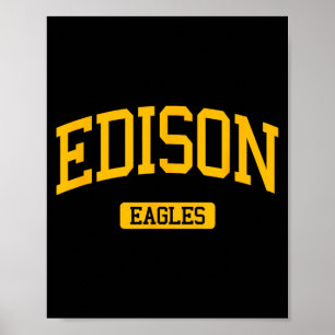 Edison High School Hs Edison Nj Varsity Srts  Poster