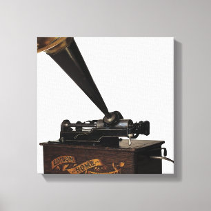 Edison Home Phonograph Canvas Print