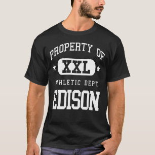 Edison XXL Athletic School Property T-Shirt