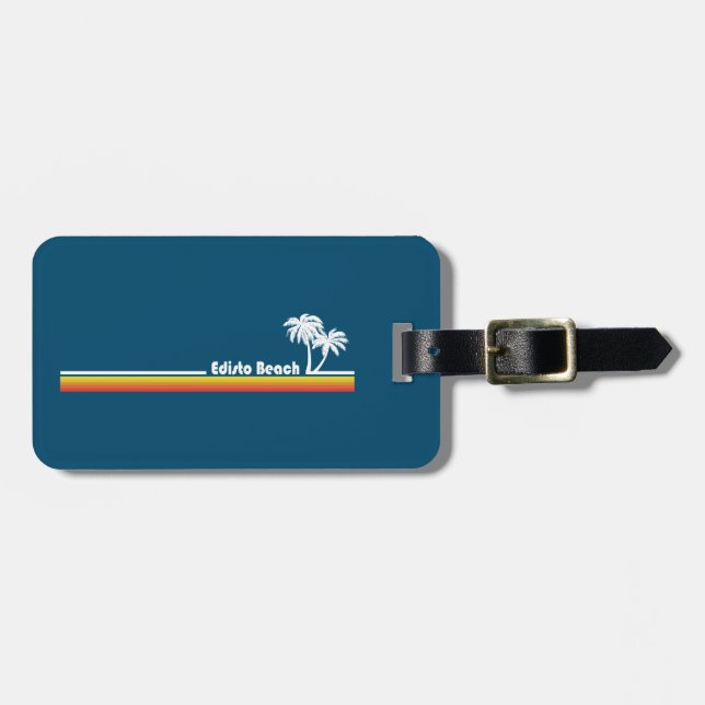 Edisto Beach South Carolina Luggage Tag (Front Horizontal)