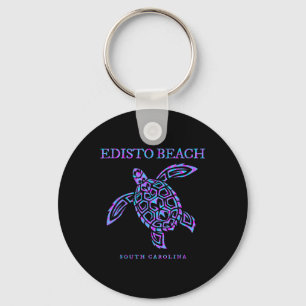Edisto Beach South Carolina Sea Turtle Beach Vacat Keychain