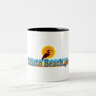Edisto Beach. Two-Tone Coffee Mug