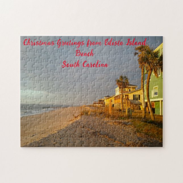 Edisto Island Beach South Carolina. Jigsaw Puzzle (Horizontal)