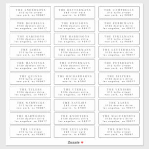 edit individual wedding guest address stamp
