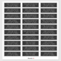 edit individual wedding guest address stamp