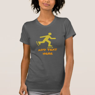 Edit inline skate, change text T-Shirt