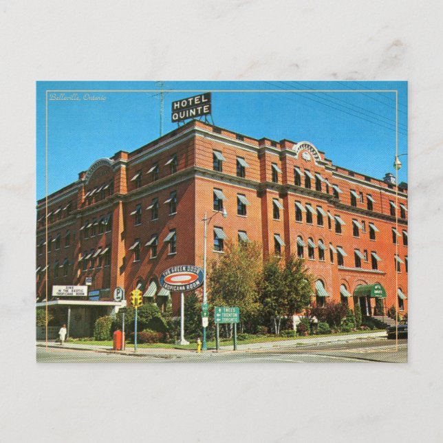 Editable 1970s Canada Vintage Photo Postcard (Front)