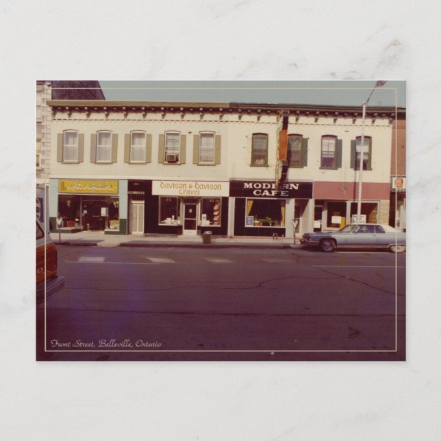 Editable 1970s Canada Vintage Travel  Postcard (Front)