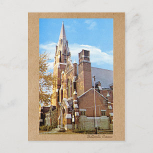 Editable 1970s Church Photo Vintage Postcard