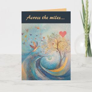 Editable Across the Miles Valentine's Day Card