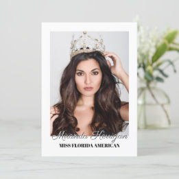 Editable Autograph Card Prints - Light Background
