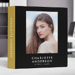 Editable Background Color Actor Model Portfolio Binder<br><div class="desc">Binder that you can personalize with your own photo on the front featuring editable background color (click customize to change the front, back and spine background color) that is perfect for an actor/model portfolio. Personalize it by replacing the placeholder text and replace the sample/placeholder photo with your own photo. For...</div>