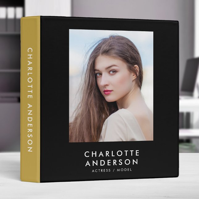 Editable Background Color Actor Model Portfolio Binder (Creator Uploaded)