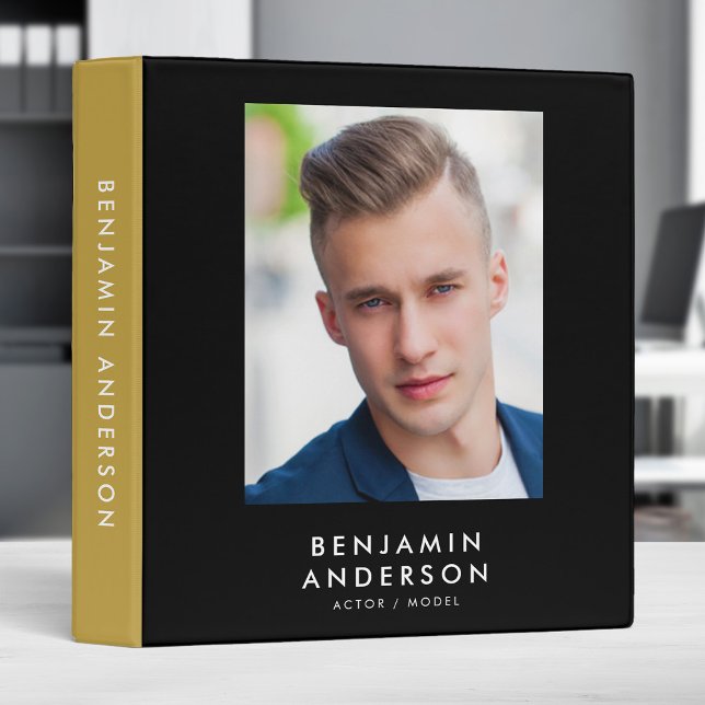 Editable Background Colour Actor Model Portfolio Binder (Creator Uploaded)