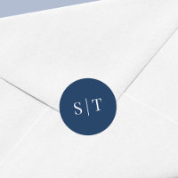 Editable Background Colour Wedding Monogram