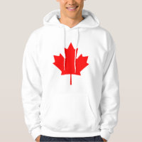 Editable Background Red Canada Maple Leaf Souvenir