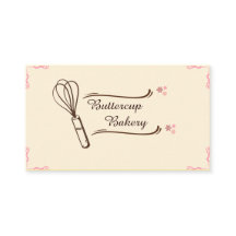 Editable Bakery Business Card