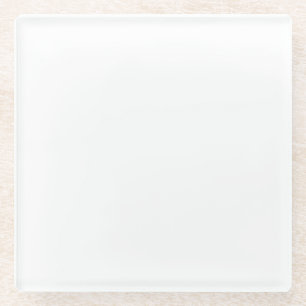 editable basics glass coaster