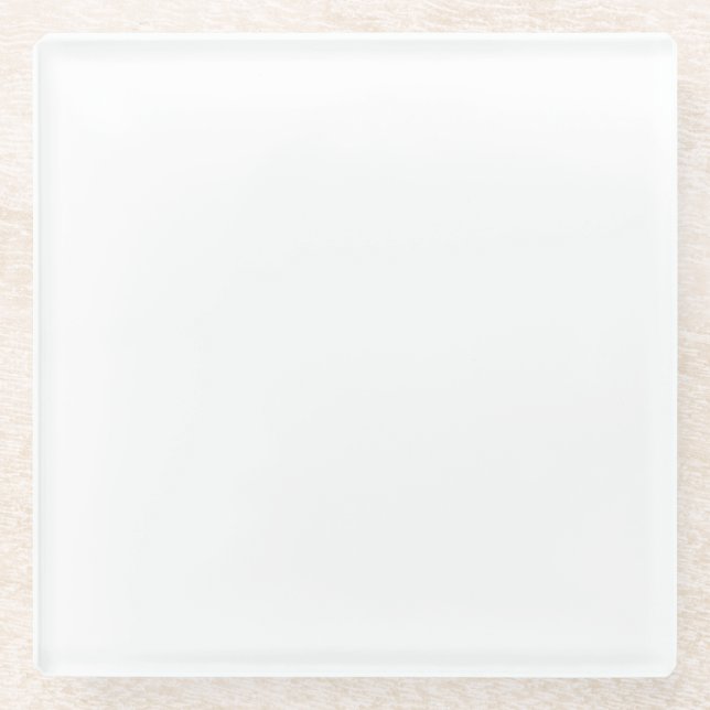 editable basics glass coaster (Front)