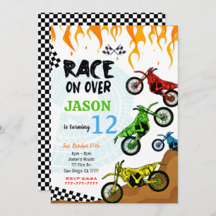 Editable Bike Invitation 
