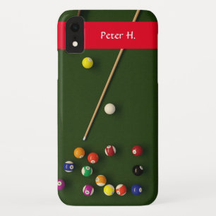Editable Billiard Table iPhone XR Case