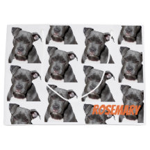 Editable Black Pitbull