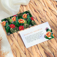 Editable Boho Cactus Flowers Fiesta Bridal Shower