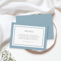 Editable Border Colour Wedding Details