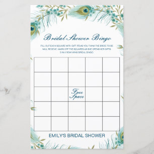 Editable Bridal Bingo Bridal Shower Game PRINTED