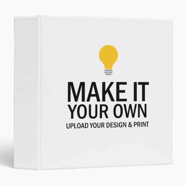 Editable Business Branding Upload Your Design Binder (Front/Spine)