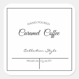 EDITABLE BUSINESS LABEL / COFFEE
