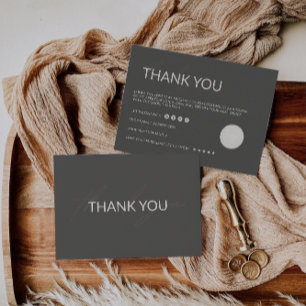 Editable Business Thank You Card