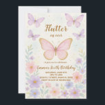 Editable Butterfly Birthday Invitation for Girls<br><div class="desc">Celebrate your little girl’s special day with this elegant editable Butterfly Birthday Invitation! Featuring watercolor butterflies, floral accents, and pastel colours, this design is perfect for spring or garden-themed parties. Easily personalize the text with your party details using Zazzle’s user-friendly editing tool. Ideal for toddlers, kids, or tween girls’ birthday...</div>