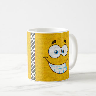 Editable cartoon Face Expression Coffee Mug