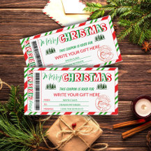 Editable Christmas Coupon Template