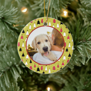 Editable Christmas Pet Photo Decoration