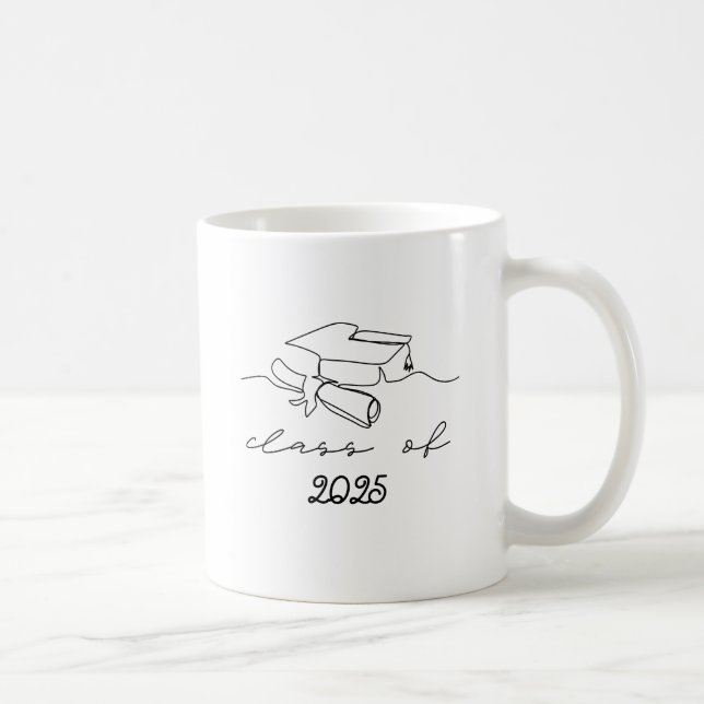 Editable Class of [Year] Graduation Coffee Mug (Right)