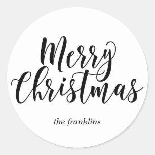 EDITABLE COLOR Classic Modern Sticker or Label