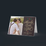 EDITABLE COLOR Merrily Ever After Holiday Cards<br><div class="desc">Design © Berry Berry Sweet.  Visit our design showroom at WWW.BERRYBERRYSWEET.COM</div>