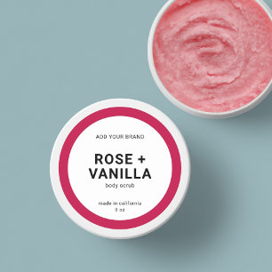 Editable Color Modern Minimalist Product Label