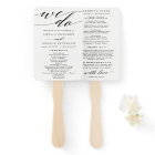 EDITABLE COLOR Wedding Ceremony Program #MSC